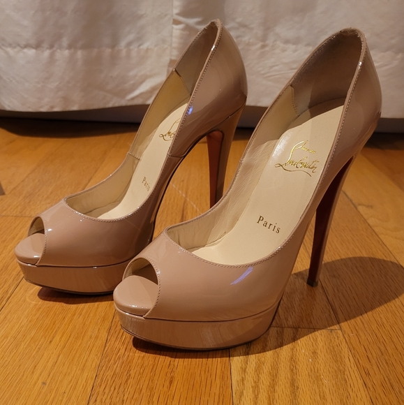 Christian Louboutin Shoes - Authentic Christian Louboutin Lady Peep 150 Heels